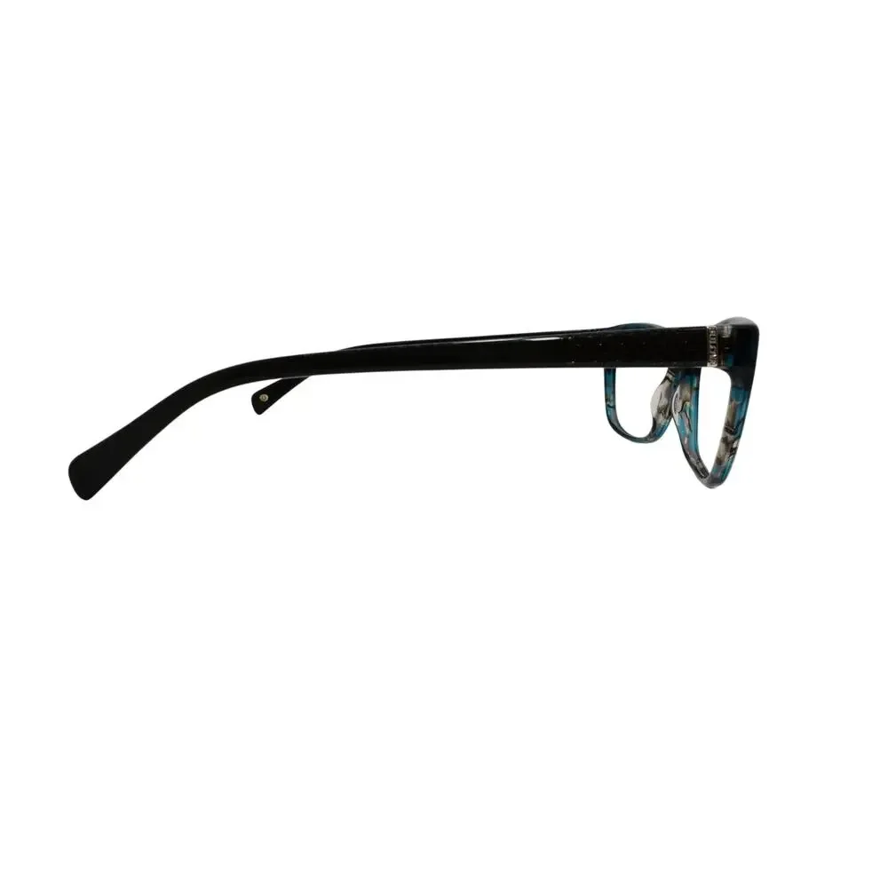 Bulova Anaheim Teal Demi 52-16-135mm Eyeglasses FRAMES ONLY - GOOD CONDITION